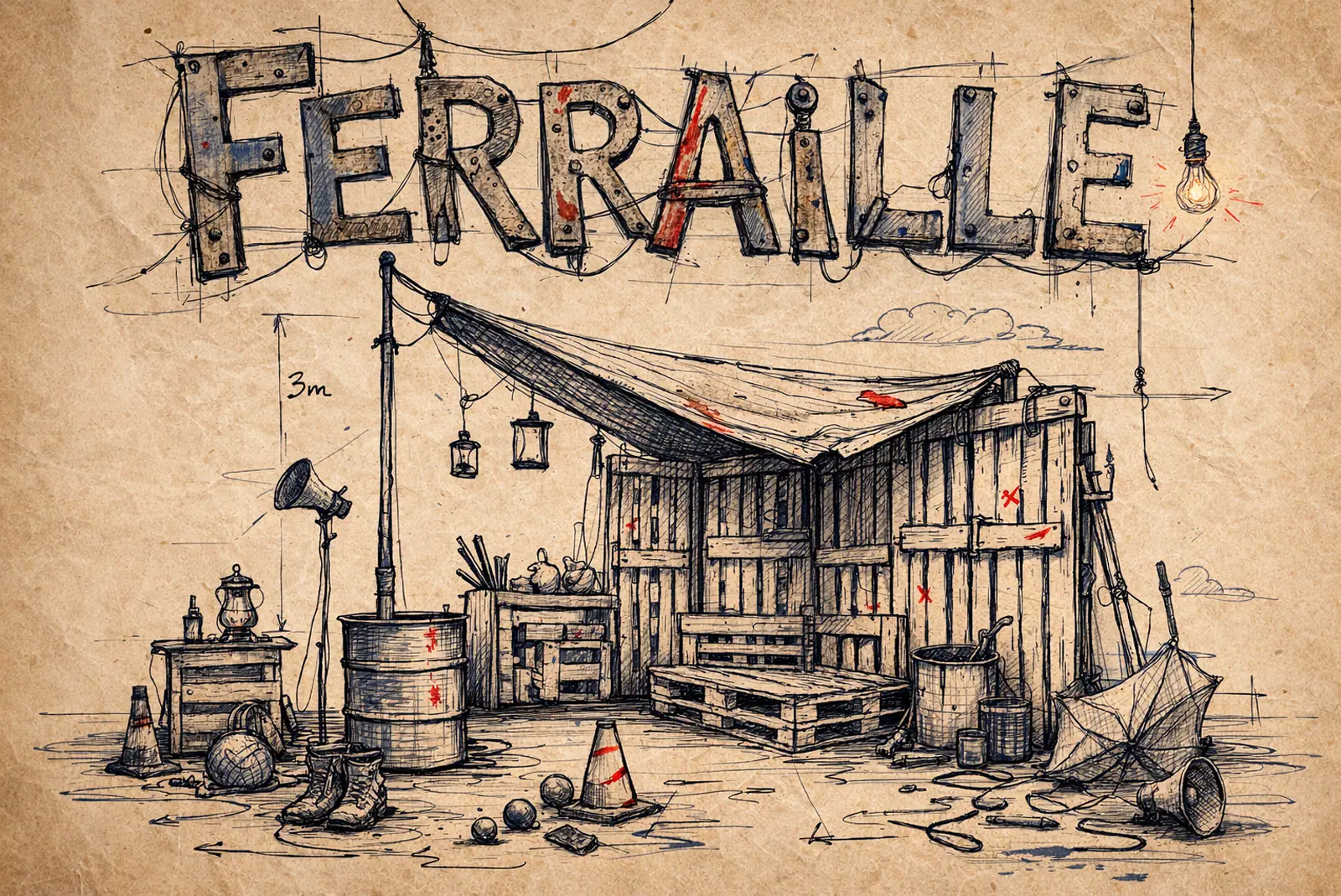 Portada artística de Ferraille